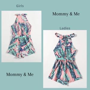 Jasmen and Mariah  Romper (Mommy and Me)